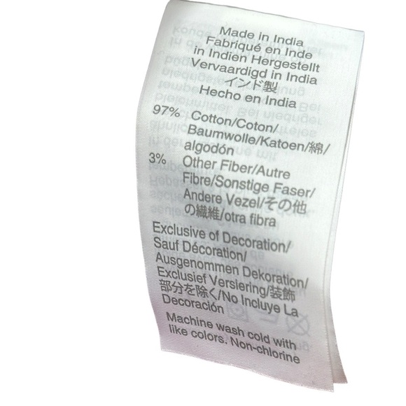 J. Crew Pastel Metallic Striped Long Sleeve Peasant Blouse US S - Picture 7 of 10